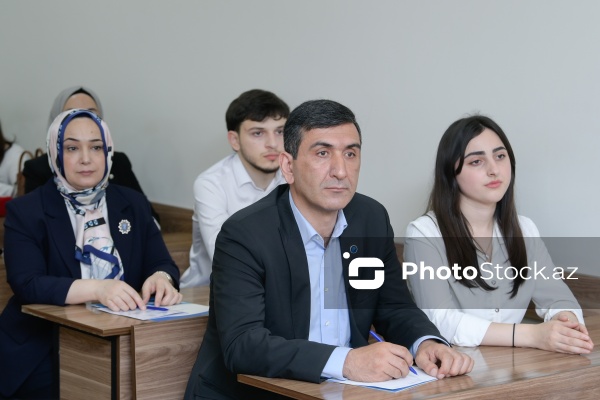 İlahiyyat İnstitutunda “Ailə dəyərləri” mövzusunda keçirilən açıq dərs
