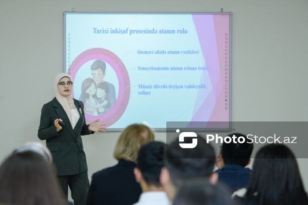 Fatimə İsrafilova - İlahiyyat İnstitutunda “Ailə dəyərləri” mövzusunda keçirilən açıq dərsdə