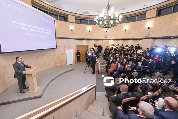 “İnformasiya Təhlükəsizliyi Testləri” laboratoriyasının açılış mərasimi