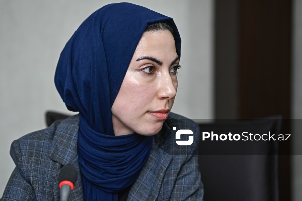 Zeynəb Əhədzadə - Müctəba Dəmirçilunun mətbuat konfransında