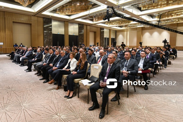 "Katastrofik Risklərə Qarşı Dayanıqlı Maliyyə Sistemi" mövzusunda keçirilən konfrans