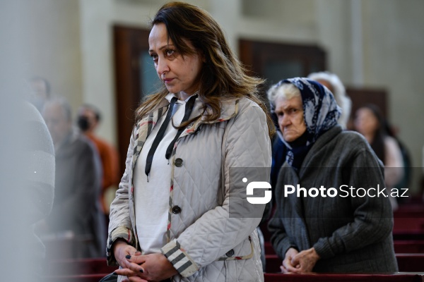 Azərbaycanda yaşayan katoliklər Pasxa bayramını qeyd edir