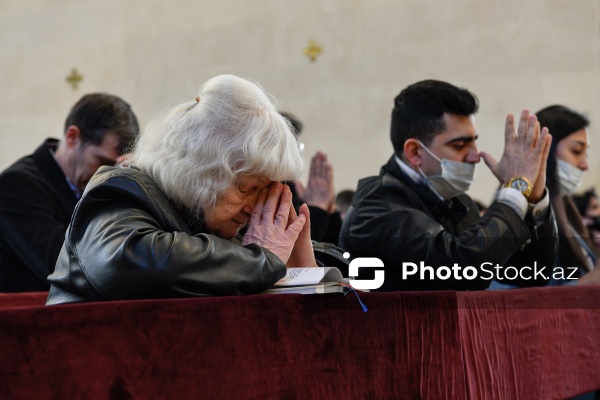 Azərbaycanda yaşayan katoliklər Pasxa bayramını qeyd edir