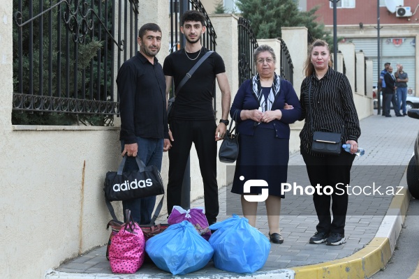 Laçın şəhərinə yola salınan növbəti köç karvanı