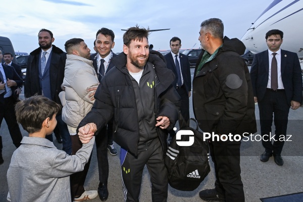 Lionel Messi və komanda yoldaşlarının Azərbaycana səfəri başa çatıb