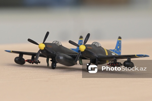 Hərbi texnika və retro avtomobillərin maketlərinin hazırlandığı modelistlər klubu