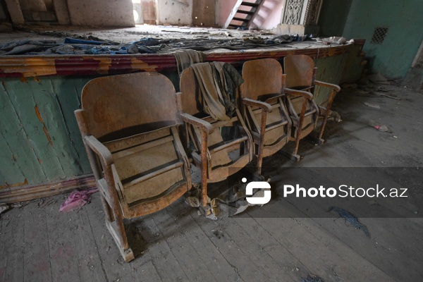 Sumqayıtın İnşaatçılar qəsəbəsində yerləşən baxımsız mədəniyyət evi