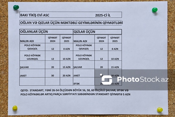 Paytaxtda yeni tədris ilinə hazırlıq