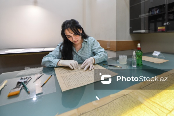 Milli Azərbaycan Tarixi Muzeyinin Bərpa laboratoriyası