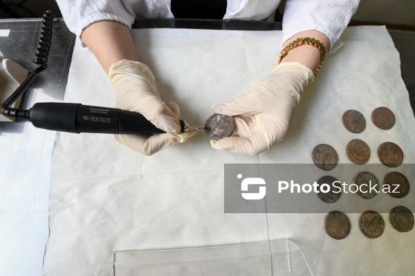 Milli Azərbaycan Tarixi Muzeyinin Bərpa laboratoriyası