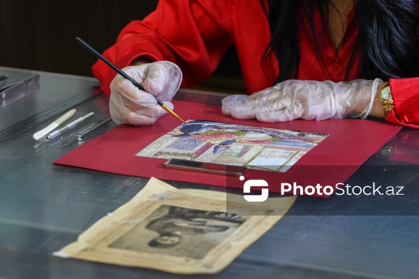 Milli Azərbaycan Tarixi Muzeyinin Bərpa laboratoriyası