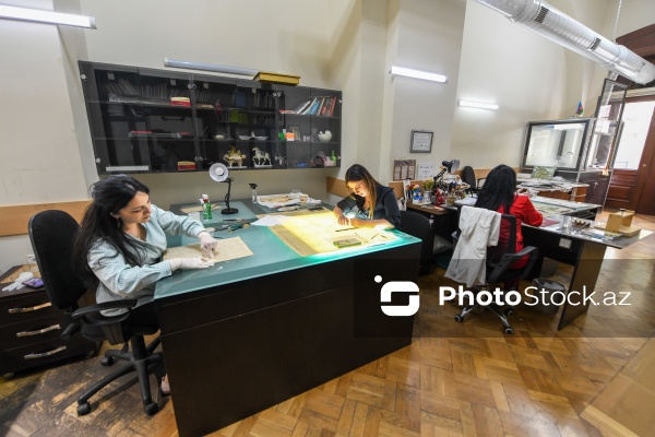 Milli Azərbaycan Tarixi Muzeyinin Bərpa laboratoriyası
