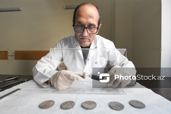 Milli Azərbaycan Tarixi Muzeyinin Bərpa laboratoriyası