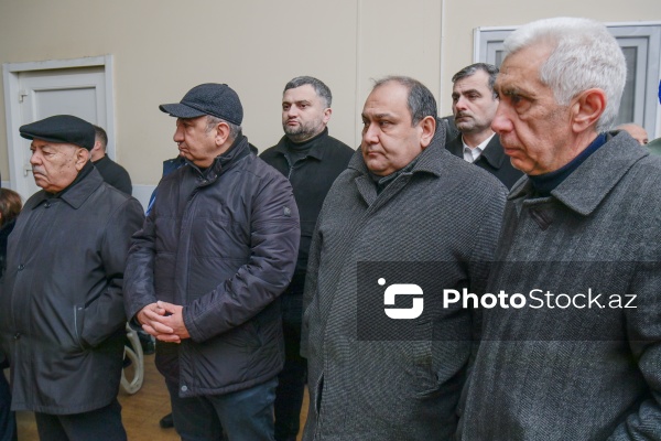 Milli Məclisin sabiq deputatı Fəzail Ağamalı ilə vida mərasimi