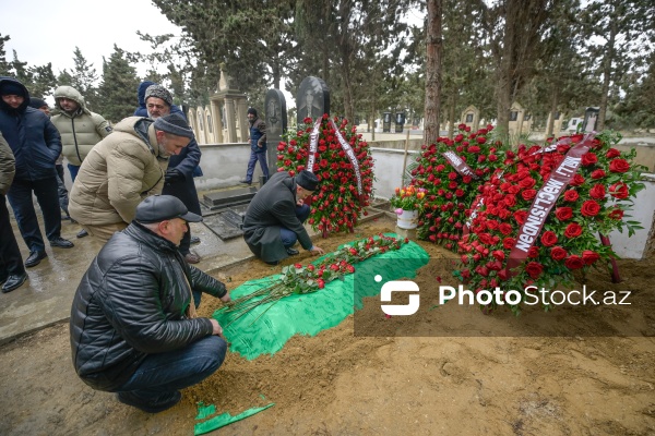 Milli Məclisin sabiq deputatı Fəzail Ağamalının dəfn mərasimi