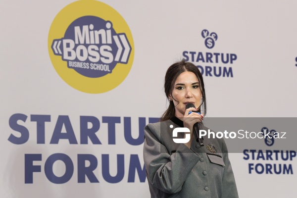 Alina Xələfova - "MiniBoss Biznes Məktəbi"nin 6-cı Startap Forumunda