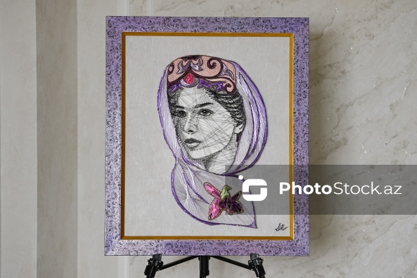 Mismar və tellərlə sənət əsərləri yaradan Minarə Mehdiyeva