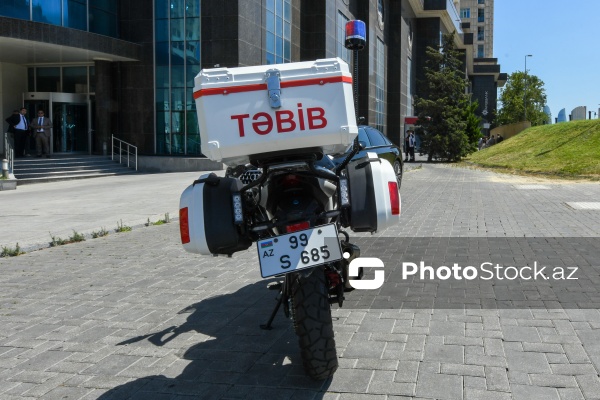 TƏBİB-in təcili tibbi yardım motosikletləri