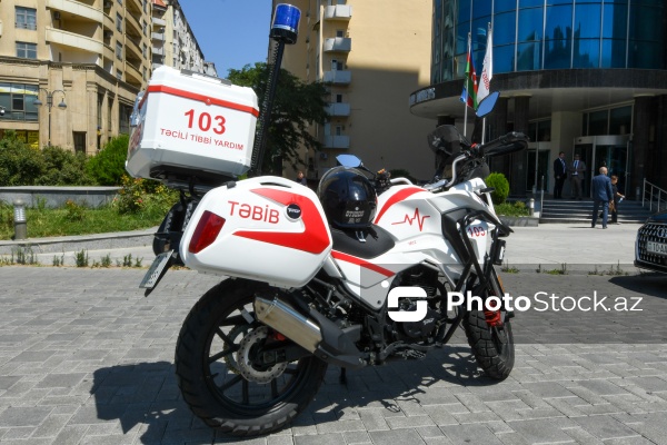 TƏBİB-in təcili tibbi yardım motosikletləri