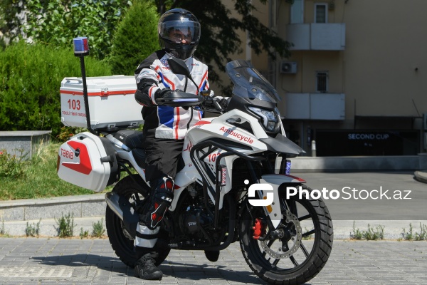 TƏBİB-in təcili tibbi yardım motosikletləri