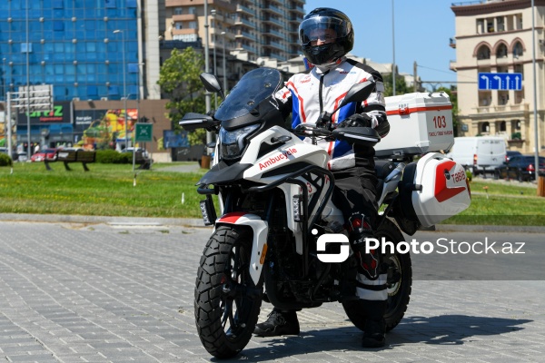 TƏBİB-in təcili tibbi yardım motosikletləri