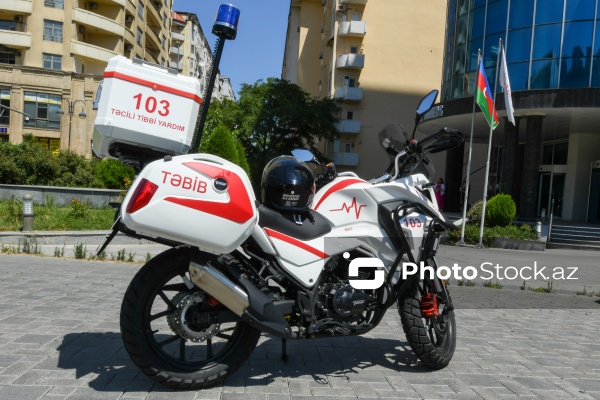 TƏBİB-in təcili tibbi yardım motosikletləri