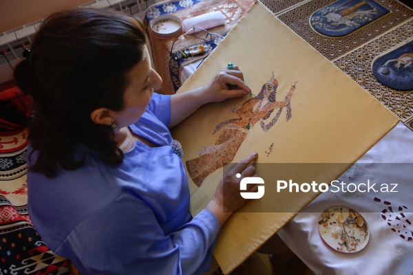 Mozaika ustası Xatirə Tapdıqova