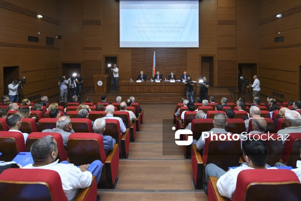 MSK-da seçki hüququ ilə bağlı müraciətlərə baxılmasına dair təşkil edilmiş tədbir