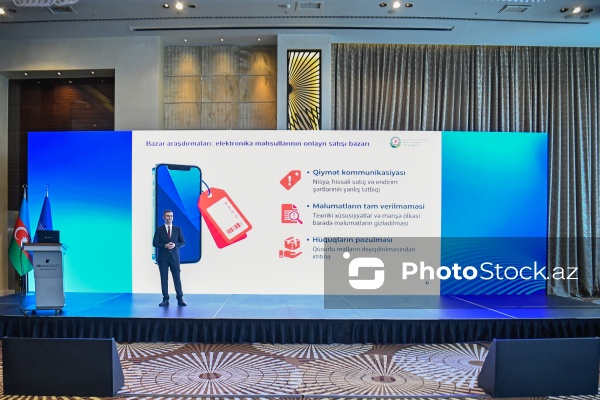 Yusif Tapdıqlı - “Müasir rəqəmsal dünyada istehlakçılar: elektron ticarət, rəqəmsal xidmətlər və təhlükəsizlik məsələləri” forumunda