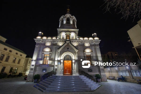 Müqəddəs Mürdaşıyan Zənənlər Kafedralında qeyd olunan Pasxa bayramı