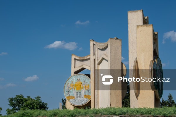 Neftçala şəhərində yerləşən mozaikalı park