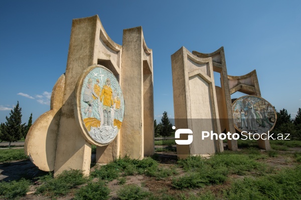Neftçala şəhərində yerləşən mozaikalı park