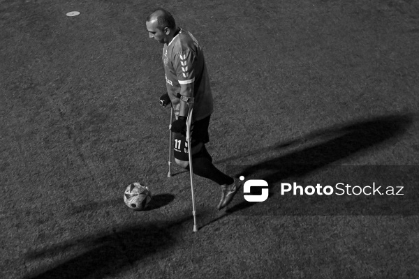 “Neftçi” İdman Klubunun amputant futbol komandasının məşq prosesi