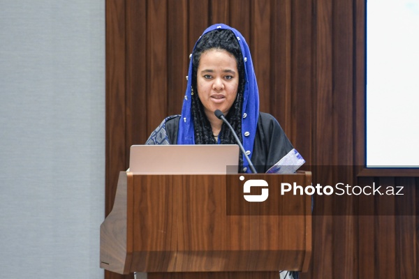 Natali Elizabet Mba Bikoro - "Neokolonializm və qlobal bərabərsizlik" konfransında