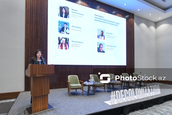 Hamedi Siyad Nabila - "Neokolonializm və qlobal bərabərsizlik" konfransında