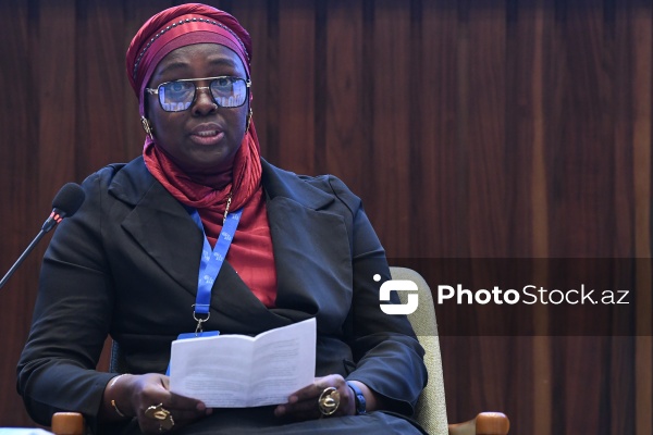 Saniya Assumani - "Neokolonializm və qlobal bərabərsizlik" konfransında