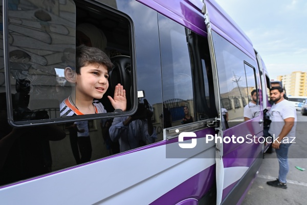 Növbəti köç karvanı Cəbrayıl şəhərinə yola salınıb