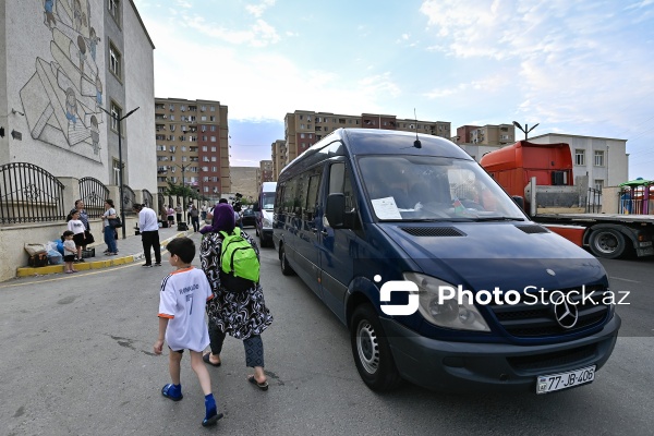 Növbəti köç karvanı Cəbrayıl şəhərinə yola salınıb