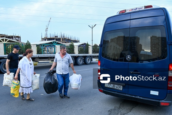 Növbəti köç karvanı Cəbrayıl şəhərinə yola salınıb