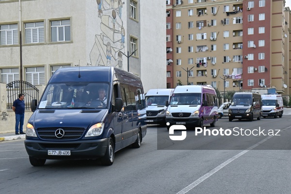 Növbəti köç karvanı Cəbrayıl şəhərinə yola salınıb