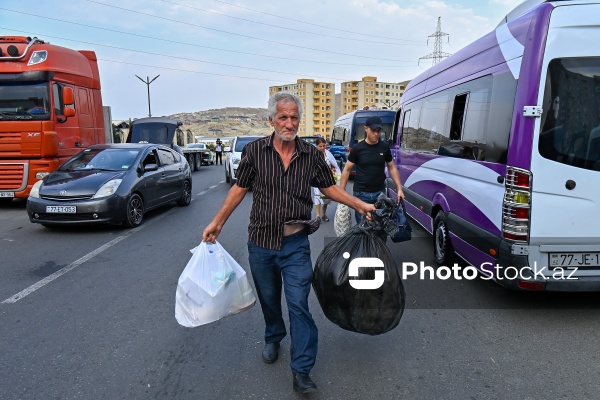 Növbəti köç karvanı Cəbrayıl şəhərinə yola salınıb