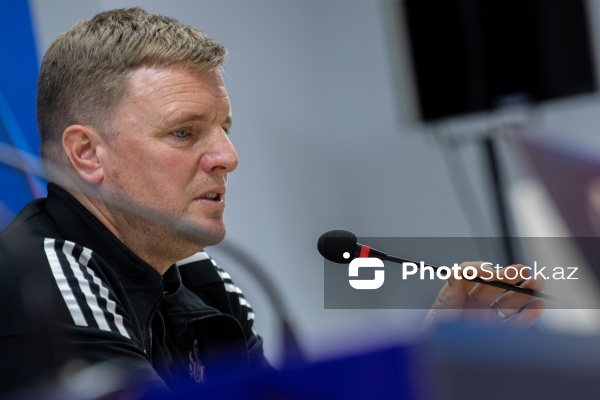 "Nyukasl"ın "Qarabağ" ilə baş tutacaq oyunöncəsi mətbuat konfransı