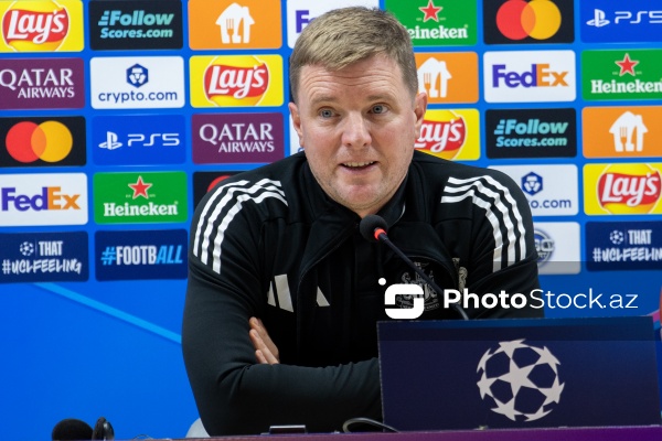 "Nyukasl"ın "Qarabağ" ilə baş tutacaq oyunöncəsi mətbuat konfransı