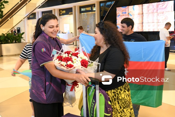 Olimpiadada yüksək mübarizə əzmi göstərərək vətənə qayıdan Yaylagül Ramazanova