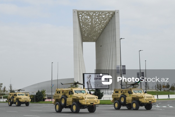 Zəfər Gününə həsr olunmuş hərbi parada hazırlıq məşqlərinin ikinci günü