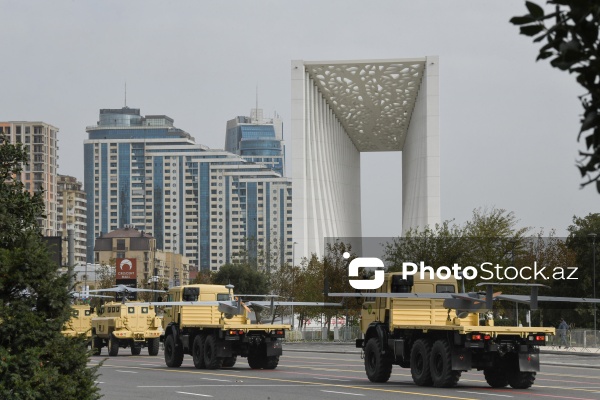 Zəfər Gününə həsr olunmuş hərbi parada hazırlıq məşqlərinin ikinci günü