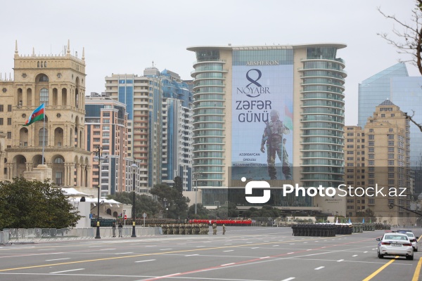 Zəfər Gününə həsr olunmuş hərbi parada hazırlıq məşqlərinin ikinci günü
