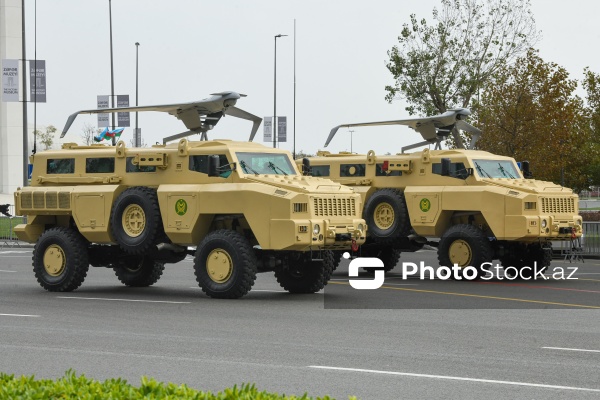 Zəfər Gününə həsr olunmuş hərbi parada hazırlıq məşqlərinin ikinci günü