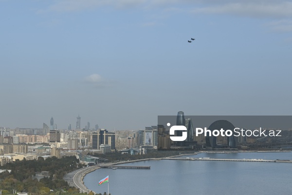 Zəfər Gününə həsr olunmuş hərbi parada hazırlıq məşqlərinin ikinci günü