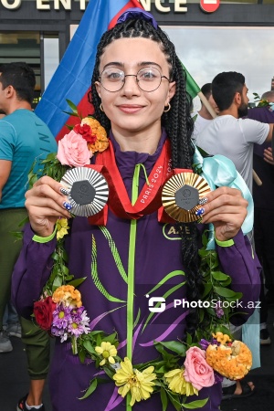 Paris Yay Paralimpiya Oyunlarında medal qazanmış Azərbaycan idmançıları Vətənə dönüblər